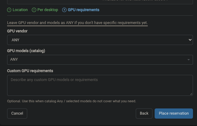 requirements